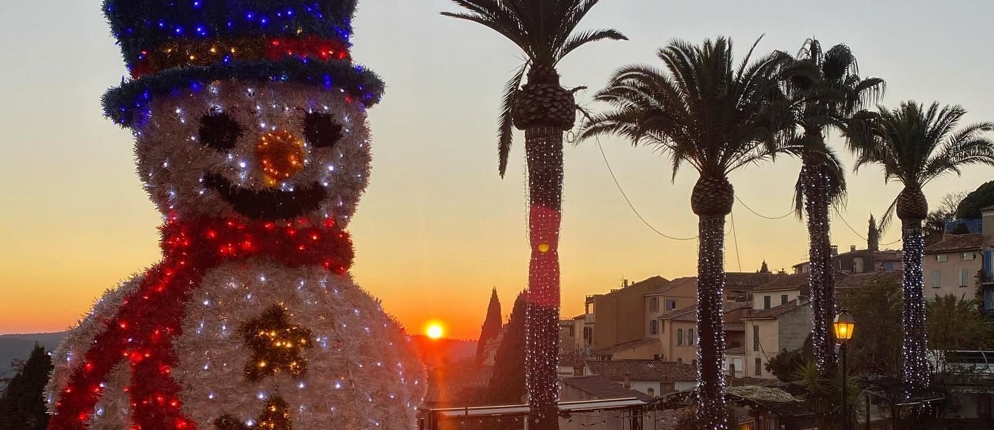 Ambiance de Noël à Bormes-les-Mimosas et au Lavandou